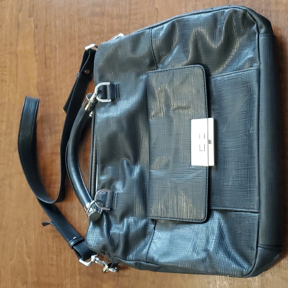 Calvin Klein Handbag Leather Tote with Shoulder strap